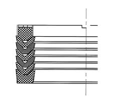 Манжеты шевронные